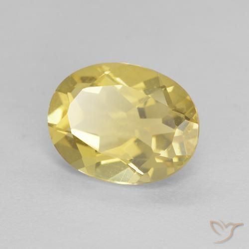 Berilo Luz Dourada Natural 1.70ct, oval, VVS