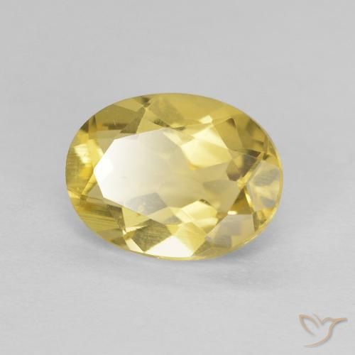 1.75ct Natural Luz Dourada Berilo, oval, VVS