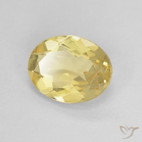 Berilo Luz amarela Natural 1.48ct, oval, VVS