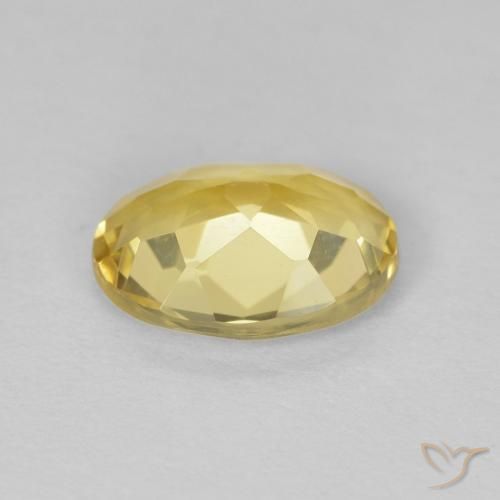 Berilo Luz amarela Natural 1.48ct, oval, VVS