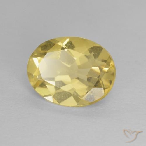 Berilo Luz Dourada Natural 1.54ct, oval, VVS