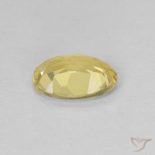 Berilo Amarelo claro Natural 0.63ct, oval, VVS