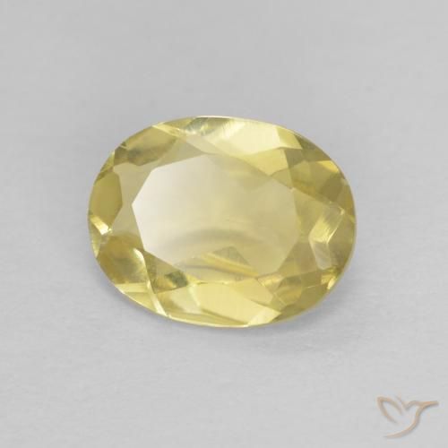 1.00ct Natural Amarelo dourado Berilo, oval, VVS