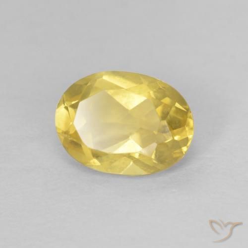 0.83ct Natural Mel amarelo Berilo, oval, VVS