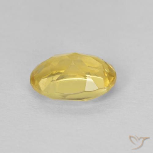 Berilo Mel amarelo Natural 0.83ct, oval, VVS