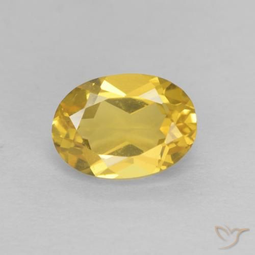 0.89ct Natural Mel amarelo Berilo, oval, VVS