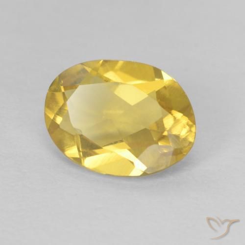 Berilo Mel amarelo Natural 1.01ct, oval, VVS