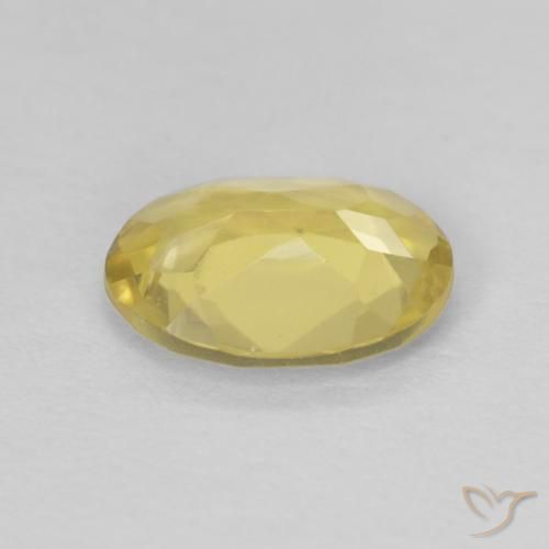 Berilo Amarelo claro Natural 0.88ct, oval, VVS