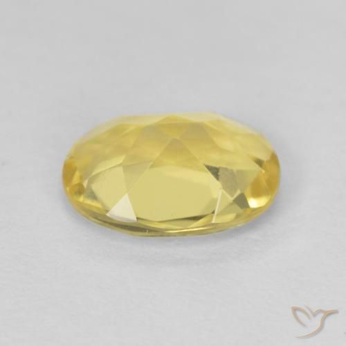 Berilo Amarelo claro Natural 0.99ct, oval, VVS