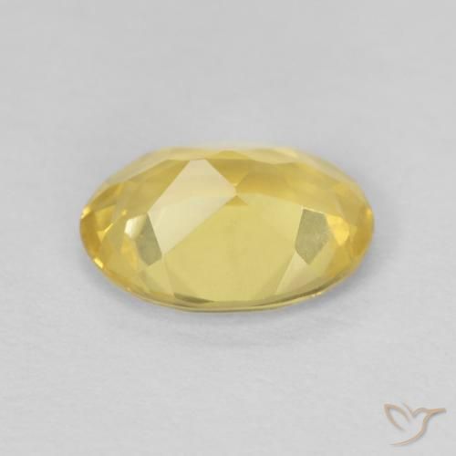 Berilo Luz amarela Natural 0.97ct, oval, VVS