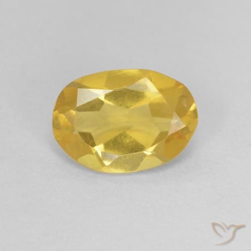 0.82ct Natural Mel amarelo Berilo, oval, VVS-VS