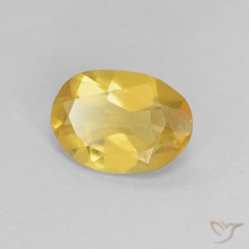 Berilo Mel amarelo Natural 0.82ct, oval, VVS-VS