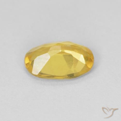 Berilo Mel amarelo Natural 0.82ct, oval, VVS-VS