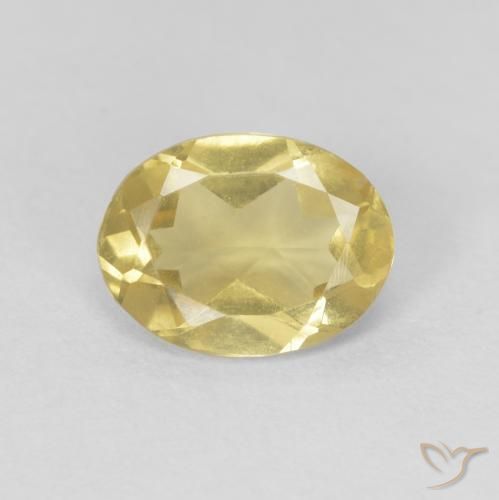 1.02ct Natural Amarelo Dourado Claro Berilo, oval, VVS-VS, Photo A