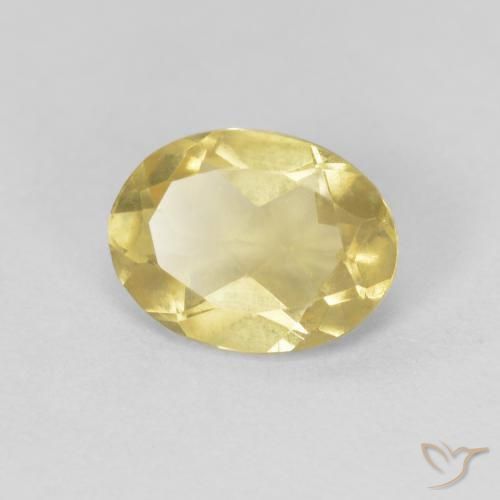 Berilo Amarelo Dourado Claro Natural 1.02ct, oval, VVS-VS