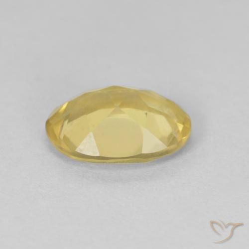 Berilo Amarelo Dourado Claro Natural 1.02ct, oval, VVS-VS