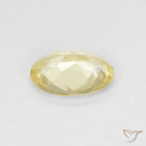 Berilo Luz amarela Natural 1.01ct, oval, VVS-VS