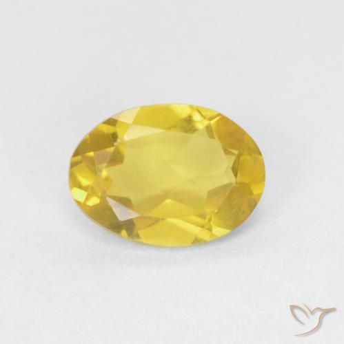0.70ct Natural Mel amarelo Berilo, oval, VVS-VS
