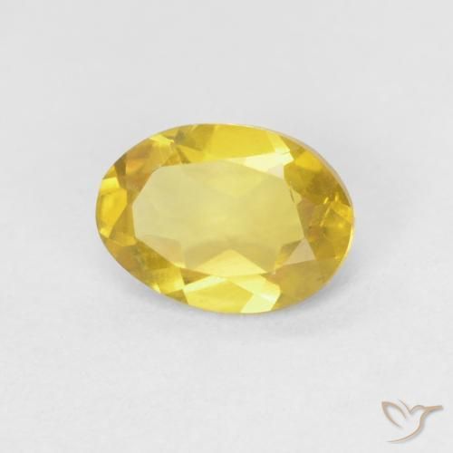 Berilo Mel amarelo Natural 0.70ct, oval, VVS-VS