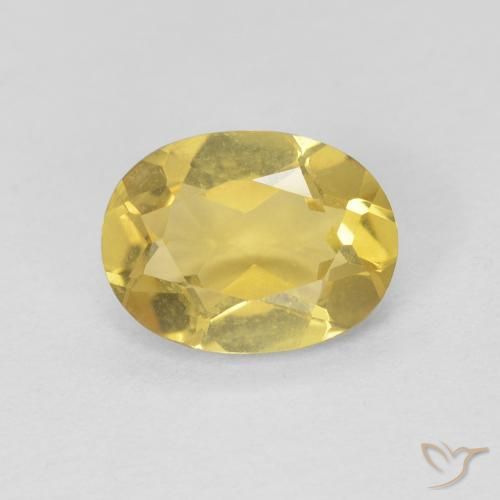 Berilo Luz amarela Natural 1.07ct, oval, VVS-VS