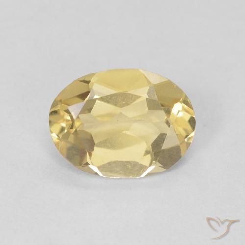 1.06ct Natural Luz Dourada Berilo, oval, VVS-VS