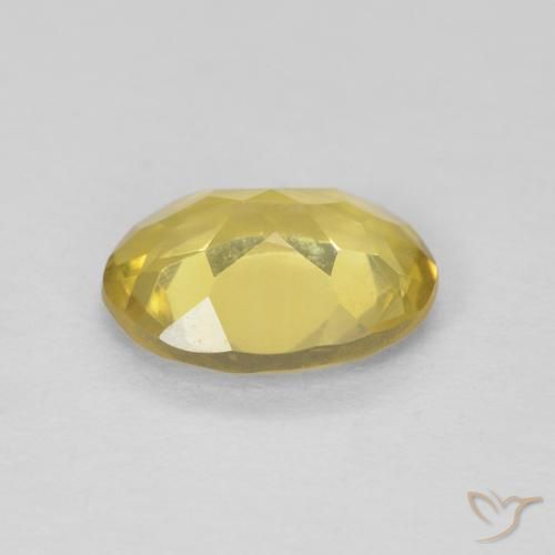 Berilo Amarelo Dourado Claro Natural 1.09ct, oval, VVS-VS