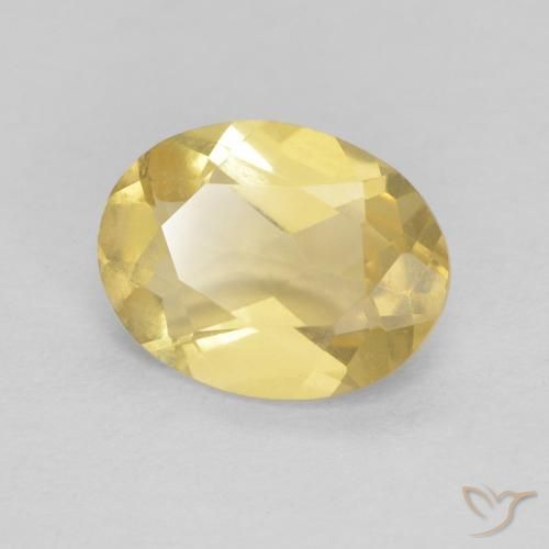 Berilo Amarelo Dourado Claro Natural 1.05ct, oval, VVS-VS