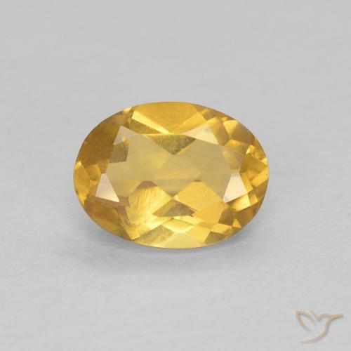 0.76ct Natural Dourado Berilo, oval, VVS-VS