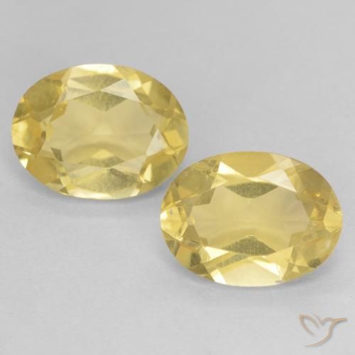 Pedras preciosas de Berilo Luz Dourada natural de 2.17 ct, oval, VVS-VS