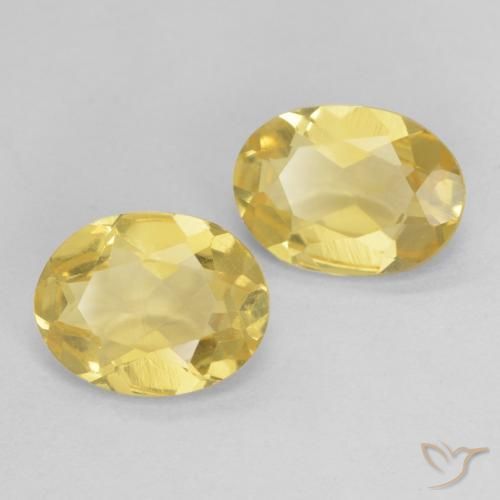 Pedras preciosas de Berilo Amarelo Dourado Claro natural de 2.00 ct, oval, VVS-VS