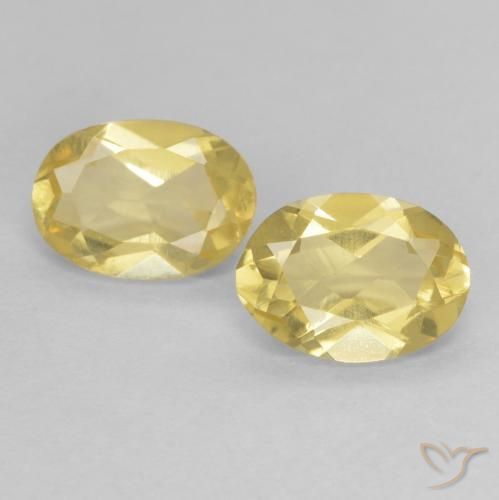 1.26ctw Natural Luz amarela Berilo, oval, VVS-VS