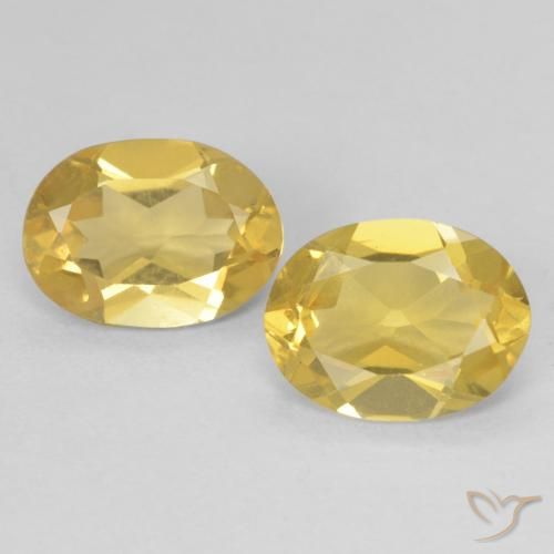 2.15ctw Natural Amarelo escuro Berilo, oval, VVS-VS