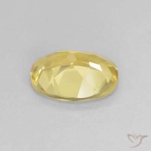 Berilo Amarelo Dourado Claro Natural 1.49ct, oval, VVS-VS