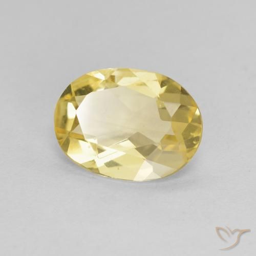 1.19ct Natural Amarelo Dourado Claro Berilo, oval, VVS-VS