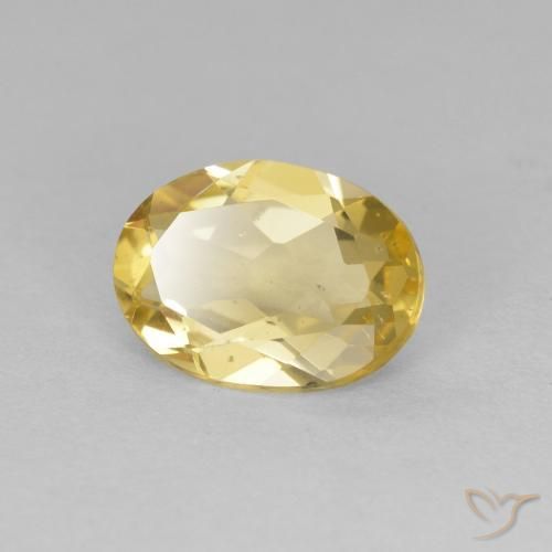 Berilo Luz amarela Natural 1.22ct, oval, VVS-VS