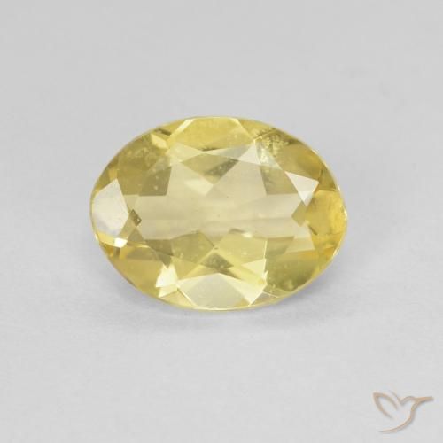 Berilo Luz amarela Natural 1.29ct, oval, VVS-VS