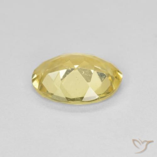 Berilo Luz amarela Natural 1.29ct, oval, VVS-VS