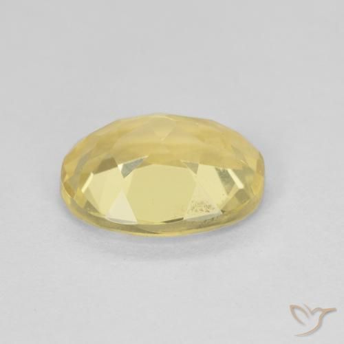 Berilo Luz amarela Natural 1.74ct, oval, VVS-VS