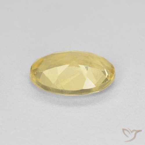 Berilo Amarelo Dourado Claro Natural 1.46ct, oval, VVS-VS