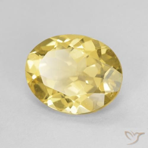 Berilo Amarelo Dourado Claro Natural 2.22ct, oval, VVS-VS