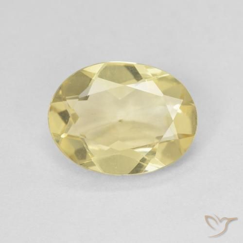 Berilo Amarelo Dourado Claro Natural 1.50ct, oval, VVS-VS