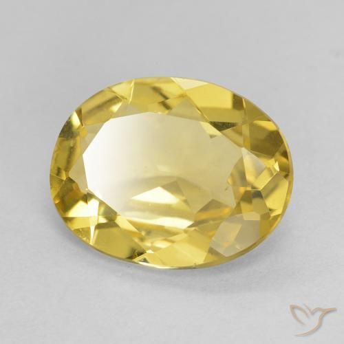 Berilo Luz amarela Natural 2.38ct, oval, VVS-VS