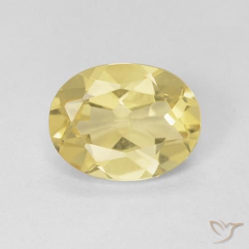 1.72ct Natural Luz amarela Berilo, oval, VS