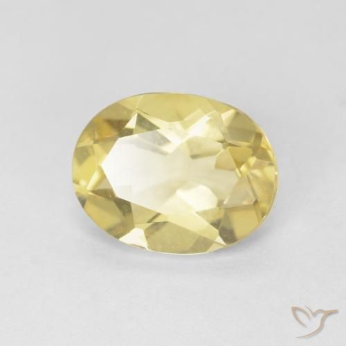 Berilo Luz amarela Natural 1.72ct, oval, VS