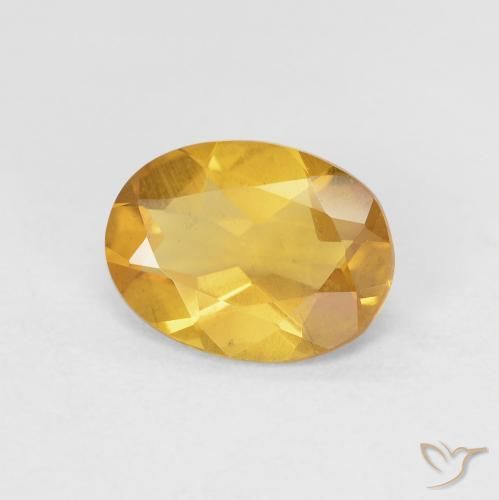 1.32ct Natural Laranja-Ouro Berilo, oval, VS