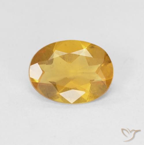 Berilo Laranja-Ouro Natural 1.32ct, oval, VS