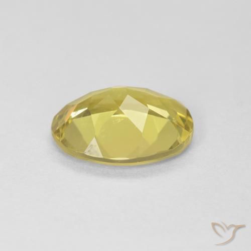 Berilo amarelo suave Natural 1.34ct, oval, VS