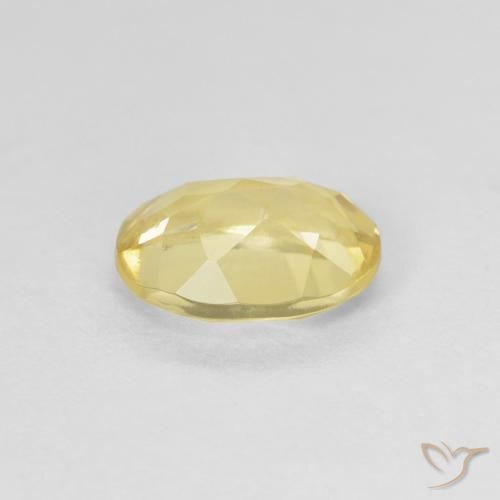 Berilo amarelo médio Natural 1.25ct, oval, VS