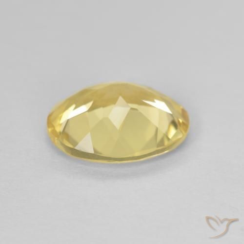 Berilo Luz amarela Natural 1.84ct, oval, VVS