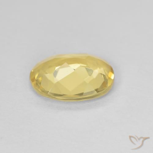 Berilo Amarelo Dourado Claro Natural 1.42ct, oval, VVS